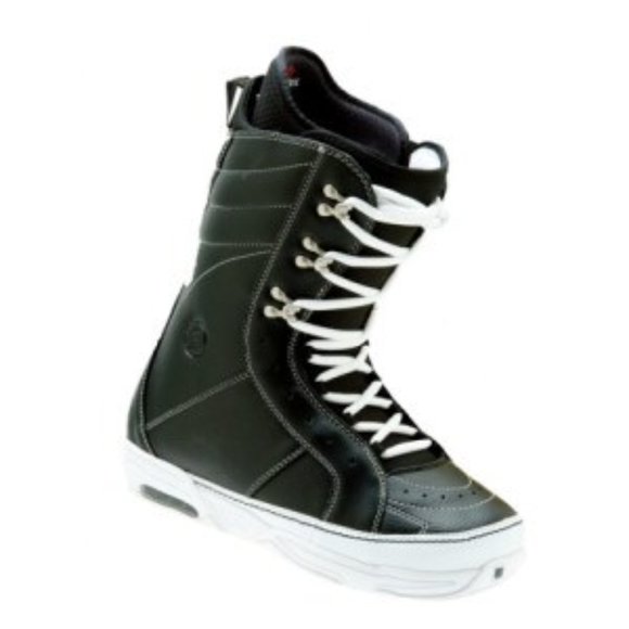 NEW $300 Burton Idiom Mens Snowboard Boots!  Size 7.5 Euro 40.5  Black  Leather